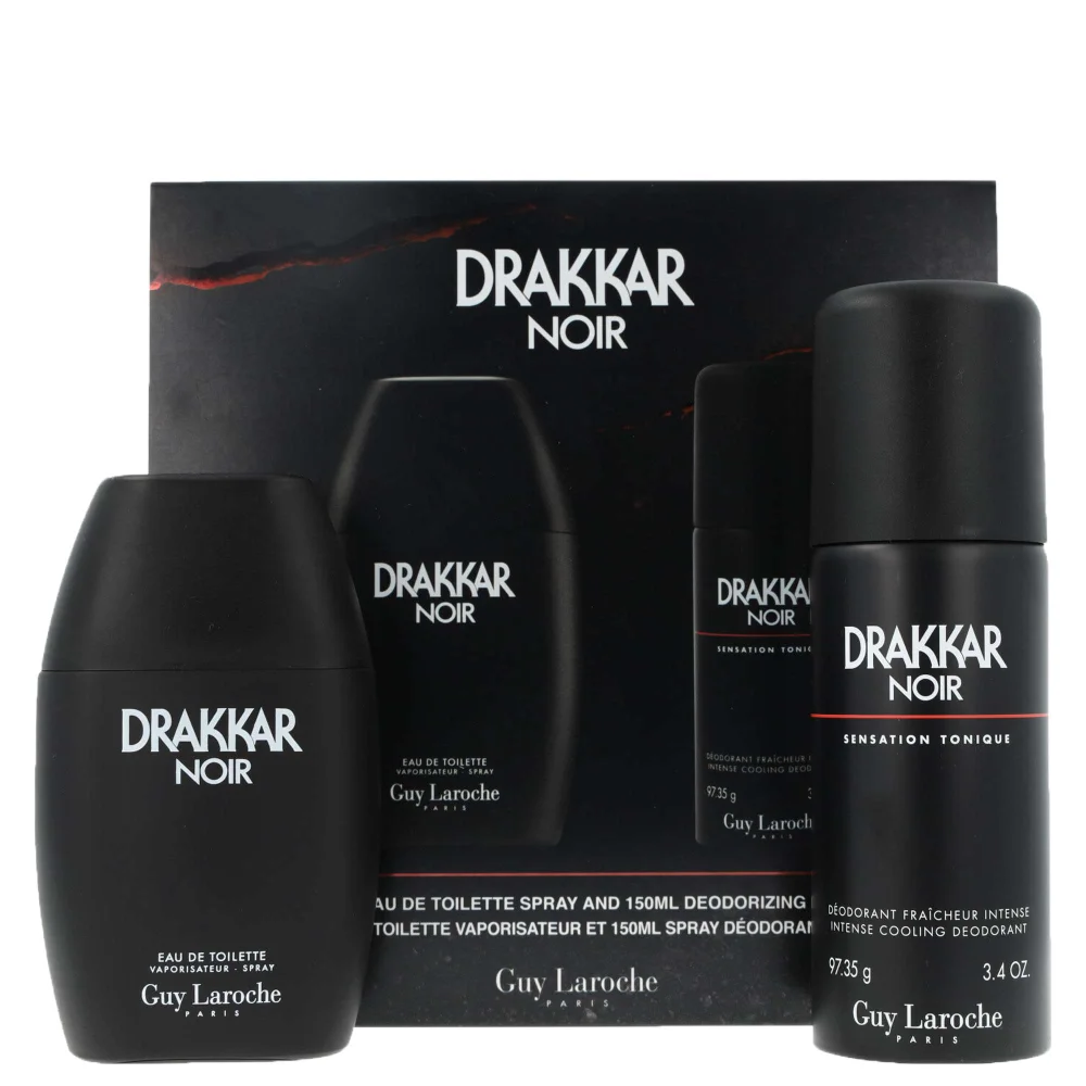 Guy Laroche Drakkar Noir Eau de Toilette Spray 100ml Gift Set Image 1