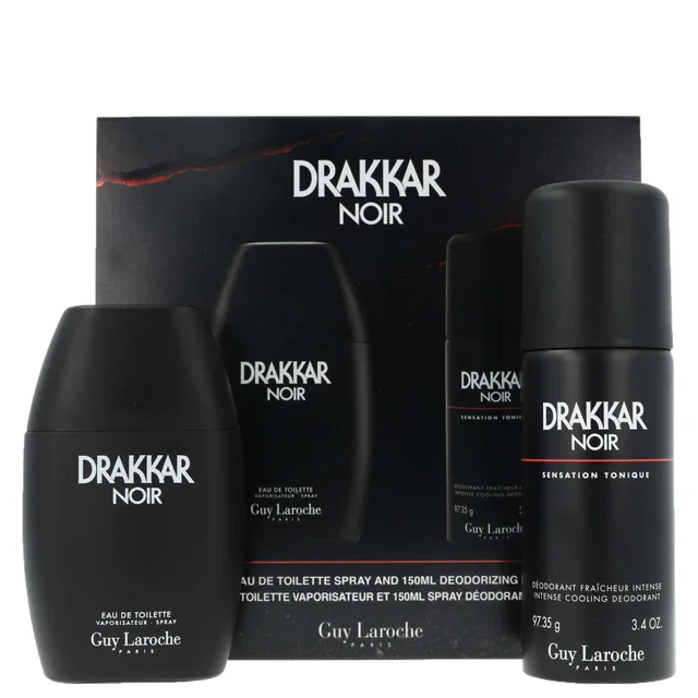 Guy Laroche Drakkar Noir Eau de Toilette Spray 100ml Gift Set
