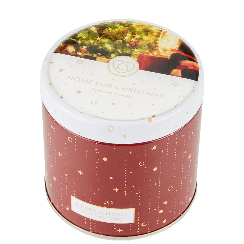 Heart & Home Christmas 2023 Tin Candle Home For Christmas 125g Image 1