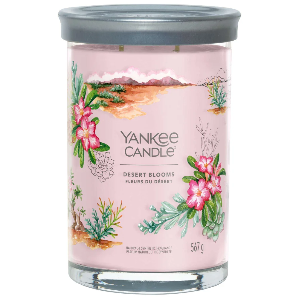 Yankee Candle Signature Jar Candle Large Tumbler Desert Blooms 567g Image 1