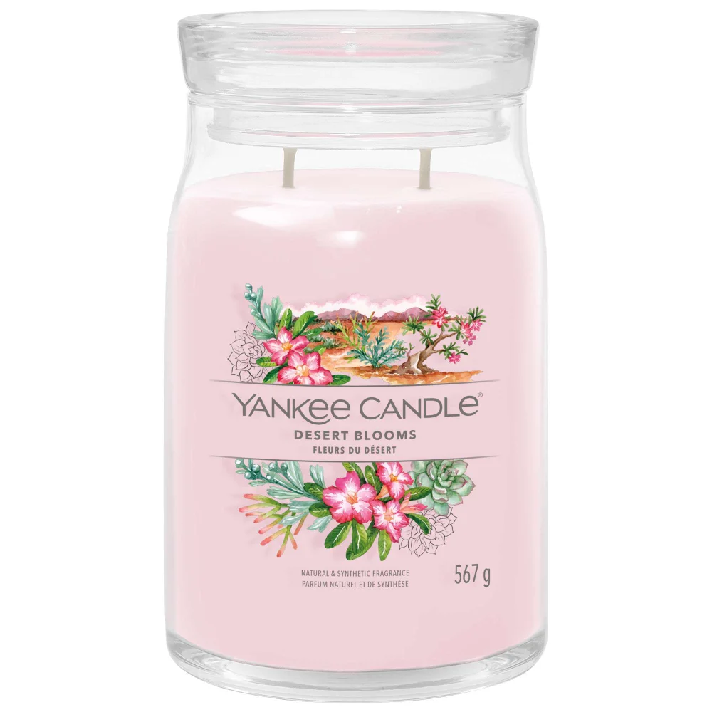 Yankee Candle Signature Jar Candle Large Desert Blooms 567g Image 1