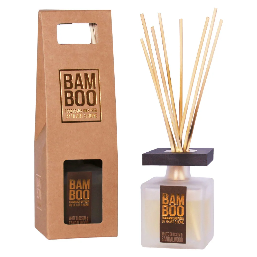 BAMBOO Reed Diffuser White Blossom & Sandalwood 70ml Image 1