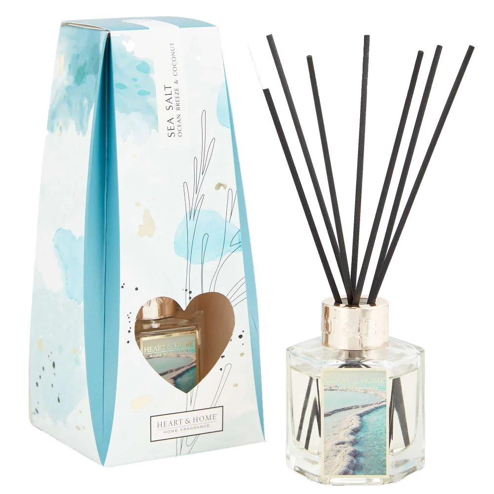 Heart & Home Reed Diffusers Sea Salt 70ml Image 1