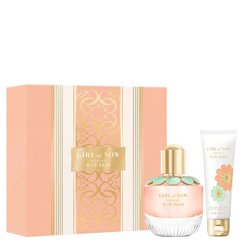 Elie Saab Girl of Now Lovely Eau de Parfum Spray 50ml Gift Set Image 1