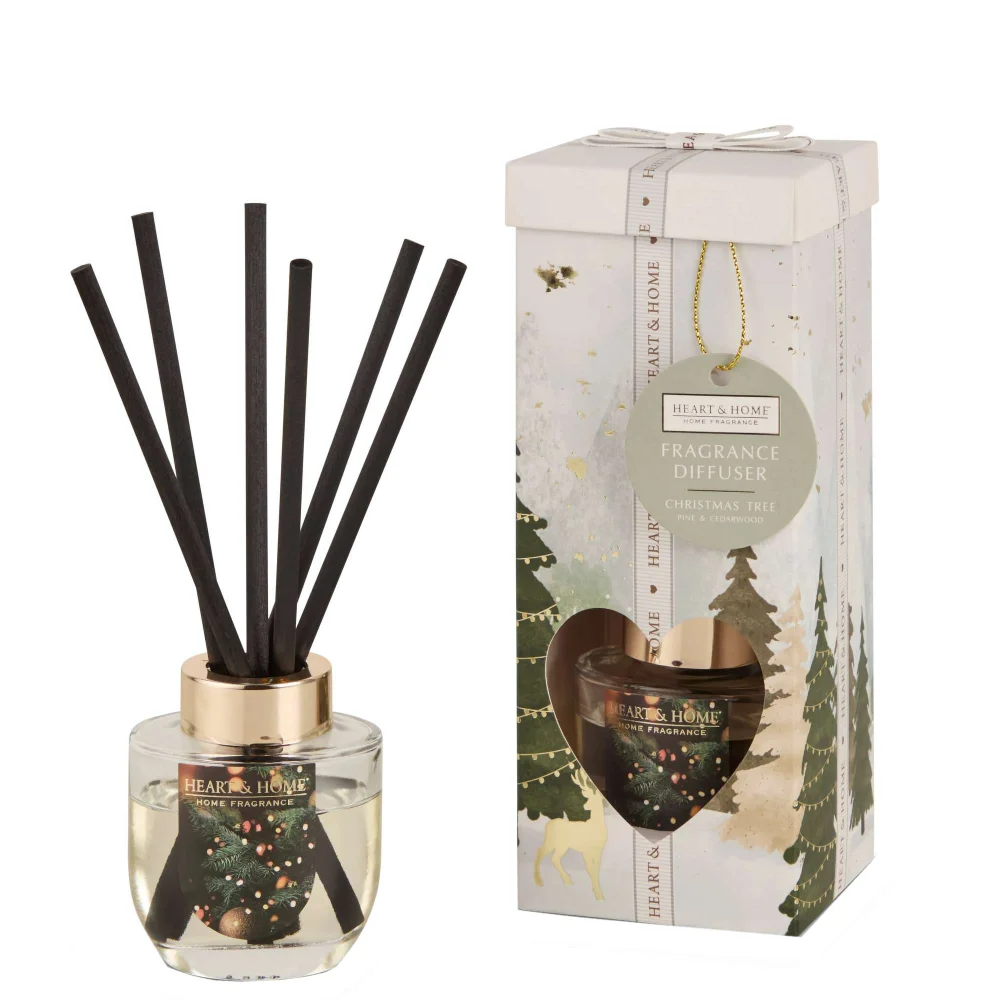 Heart & Home Reed Diffusers Fragrance Diffuser Christmas Tree 70ml Image 1