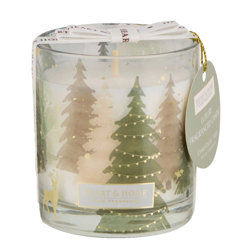 Heart & Home Candles Scene Candle Christmas Tree 200g Image 1