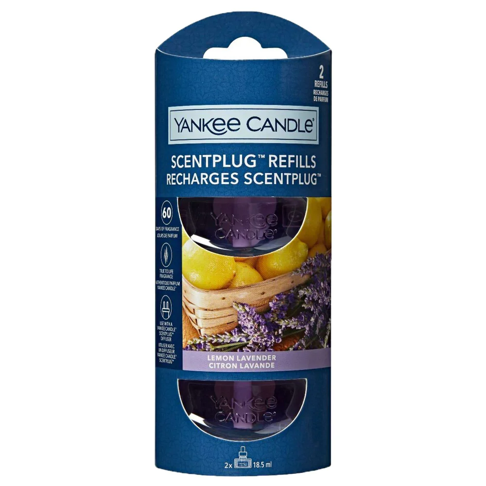 Yankee Candle ScentPlug Refills Lemon Lavender 2 x 18.5ml Image 1