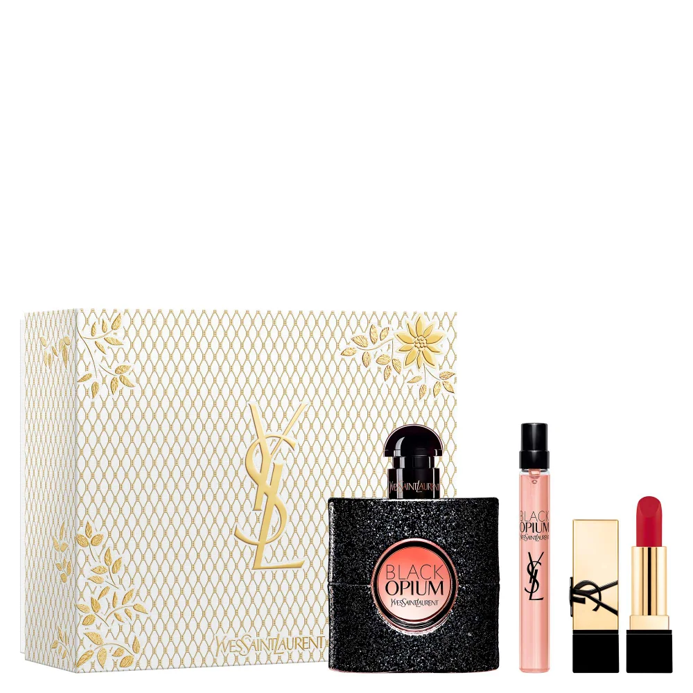 Yves Saint Laurent Black Opium Eau de Parfum Spray 50ml Gift Set Image 1