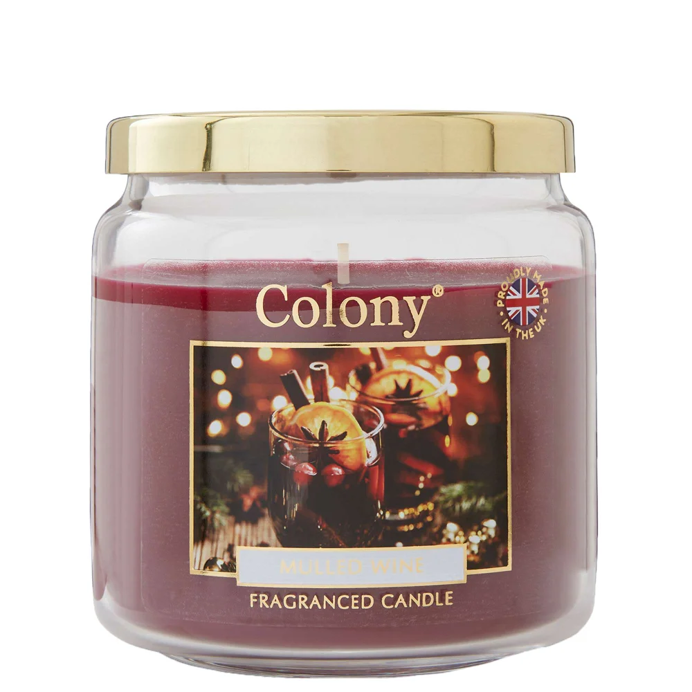 Wax Lyrical Candles Mulled Wine Fragranced Medium Candle Jar 555g Image 1