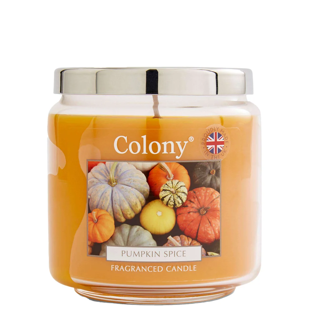 Wax Lyrical Candles Pumpkin Spice Fragranced Medium Candle Jar 555g Image 1