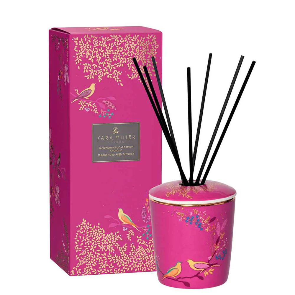 Sara Miller London Home Fragrance Sandalwood, Cardamom & Oud Reed Diffuser 200ml Image 1
