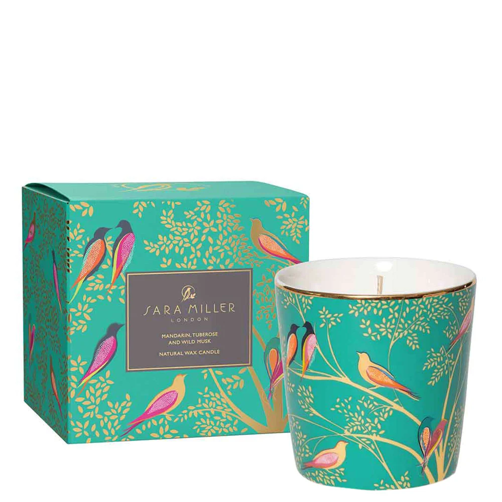 Sara Miller London Home Fragrance Mandarin, Tuberose & Wild Musk Candle Image 1