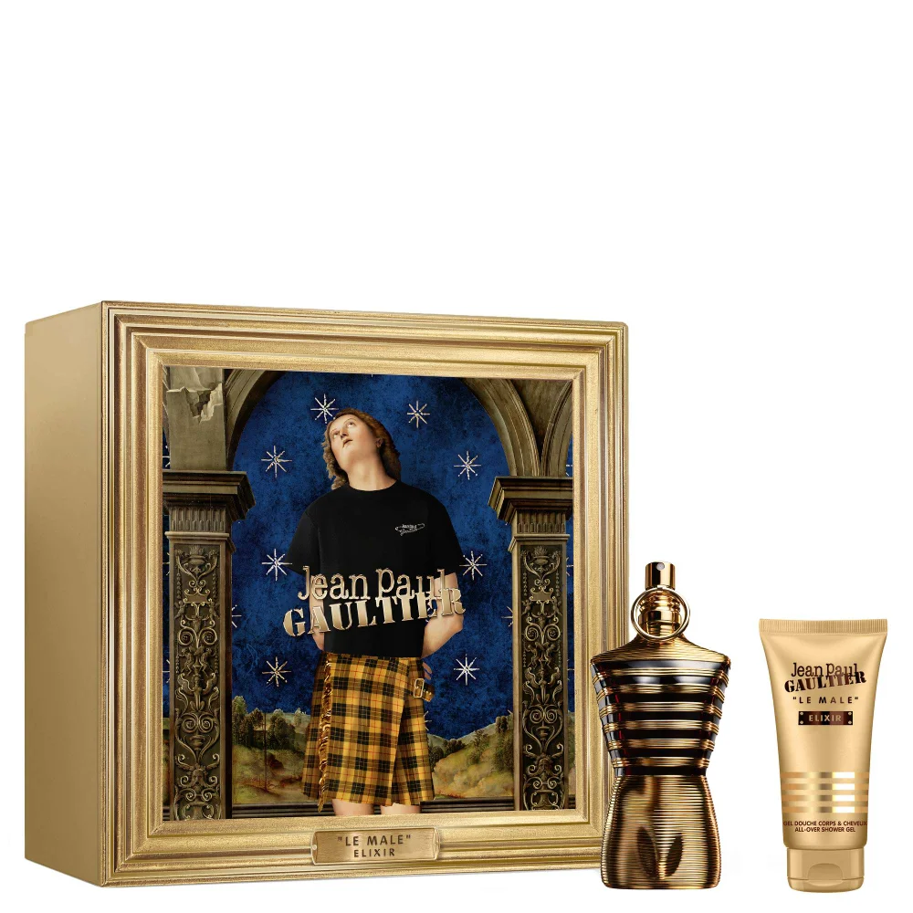 Jean Paul Gaultier Le Male Elixir Parfum 75ml Gift Set Image 1