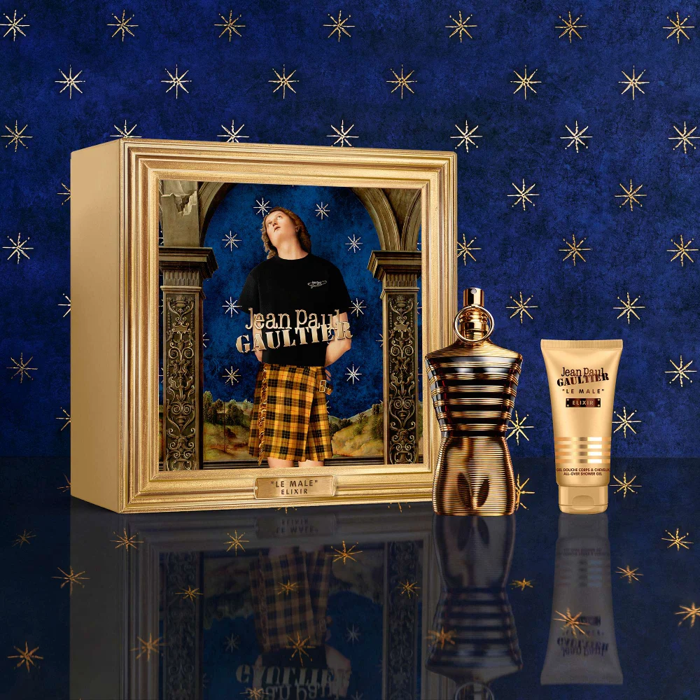Jean Paul Gaultier Le Male Elixir Parfum 75ml Gift Set Fragrance