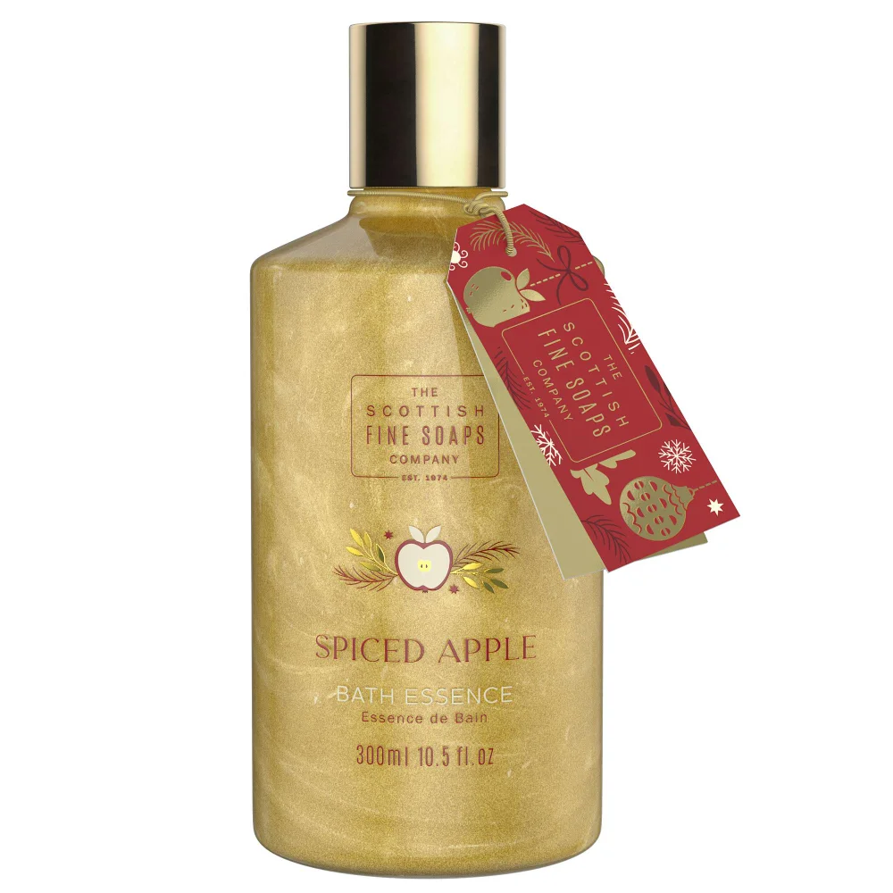 Scottish Fine Soaps Spiced Apple Bath Essence 300ml Image 1