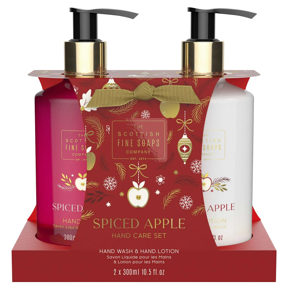 Scottish Fine Soaps Spiced Apple Hand Care Set Image 1
