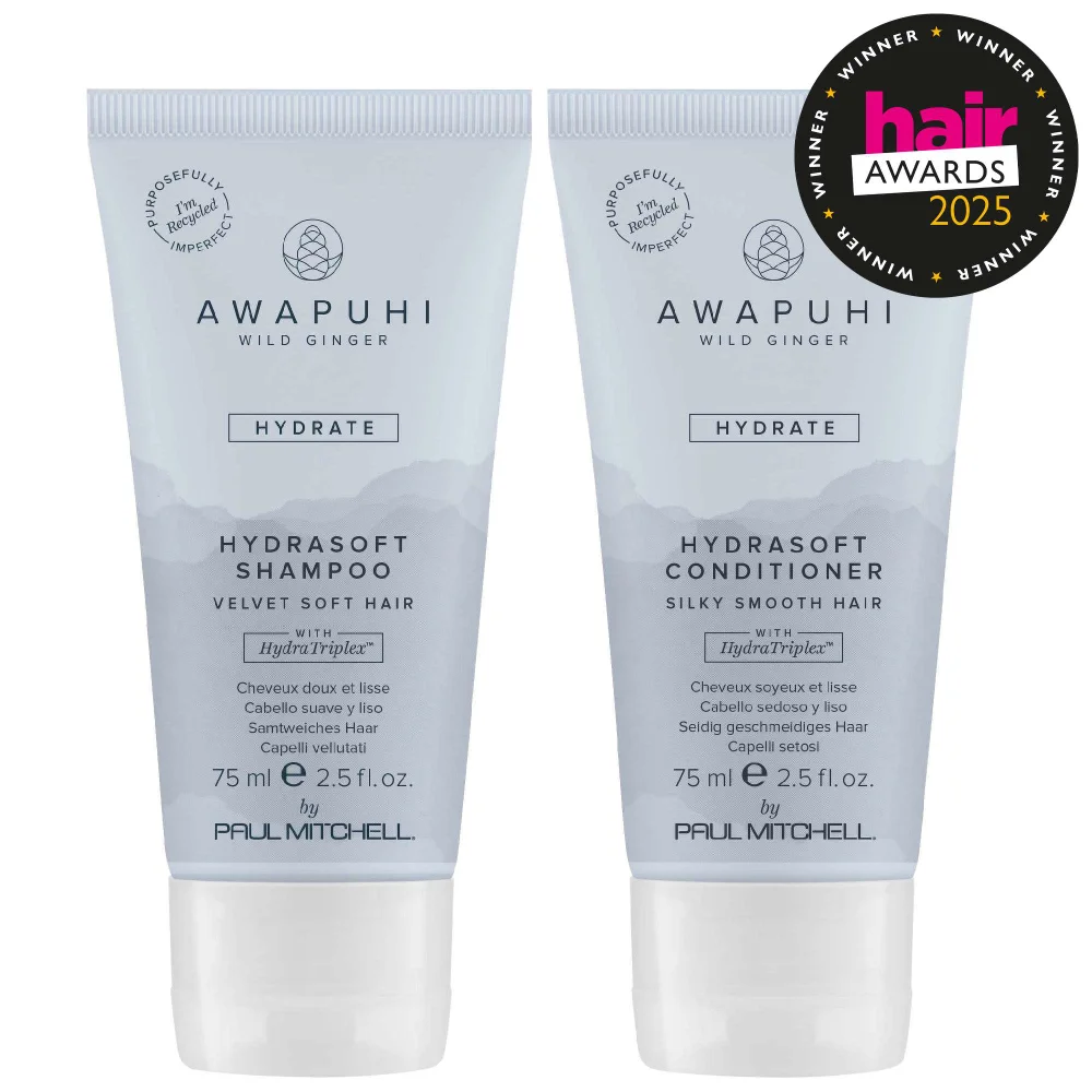 Paul Mitchell Duo: Awapuhi Wild Ginger HydraSoft Shampoo 75ml & HydraSoft Conditioner 75ml Image 1