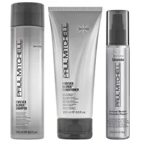 Paul Mitchell Trio: Forever Blonde Shampoo 250ml, Forever Blonde Conditioner 200ml & Dramatic Repair 150ml
