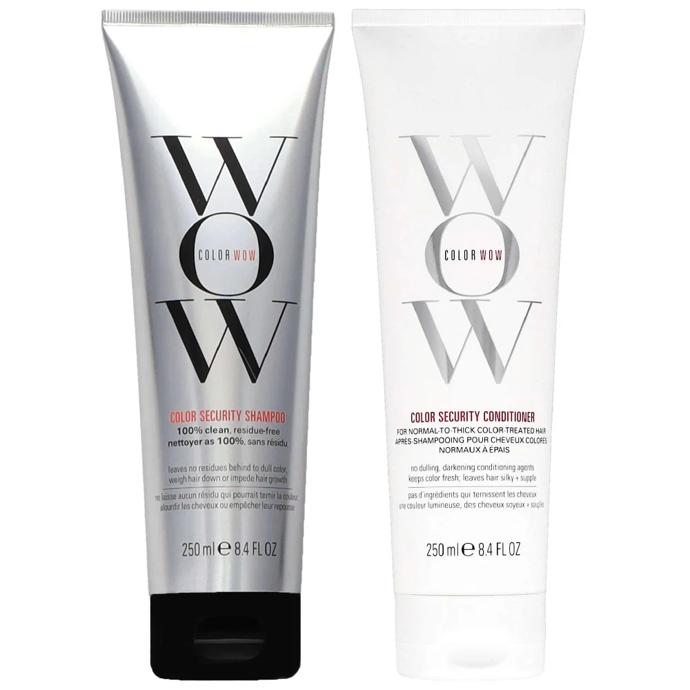 Color Wow Duo: Color Security Shampoo 250ml and Color Security Conditioner for Normal to Thick Hair 250ml Image 1
