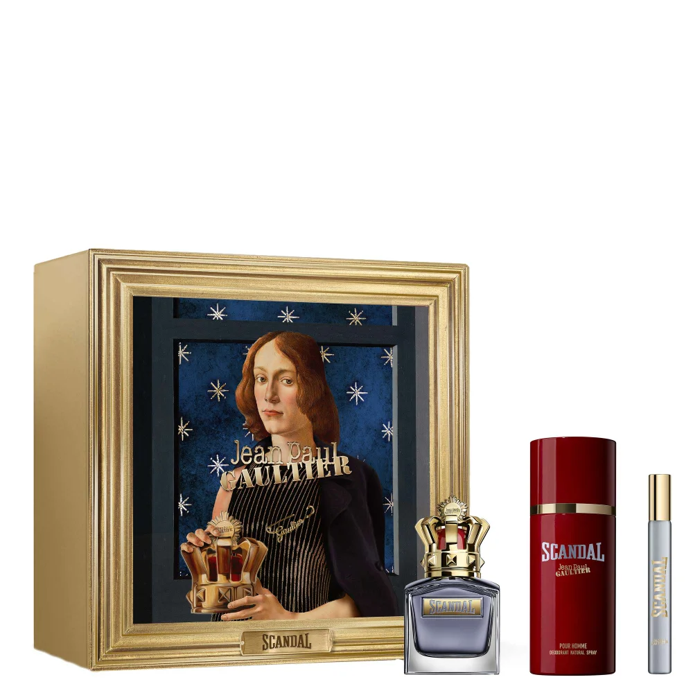Jean Paul Gaultier Scandal Pour Homme Eau de Toilette Spray 50ml Gift Set Image 1