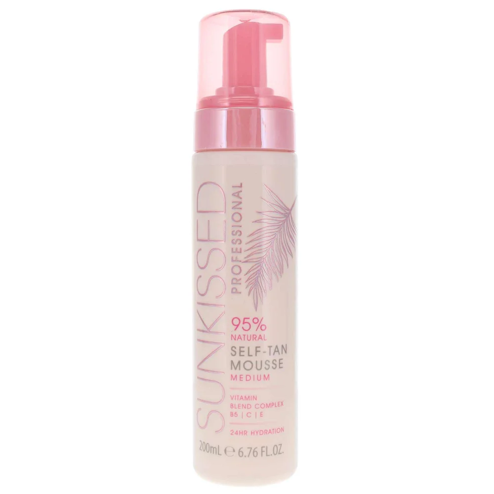 Sunkissed Self Tan Professional Self Tan Mousse Medium 200ml Image 1