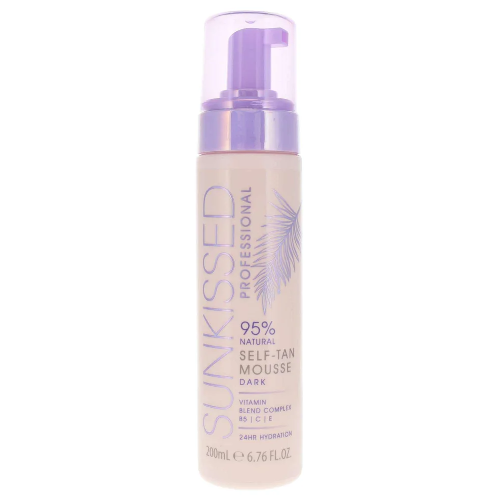 Sunkissed Self Tan Professional Self Tan Mousse Dark 200ml Image 1