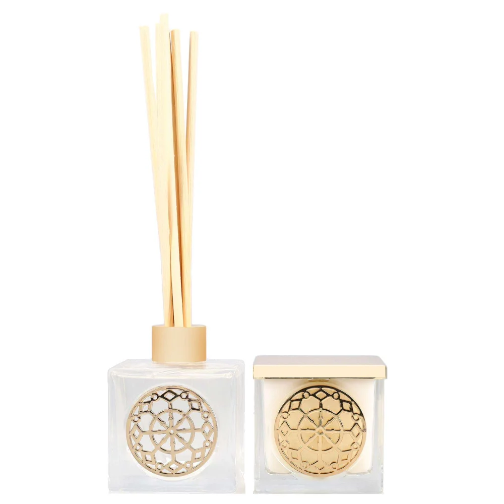 Monsoon Home Fragrance Amber and Frankincense Candle 180g & Diffuser 200ml Image 1