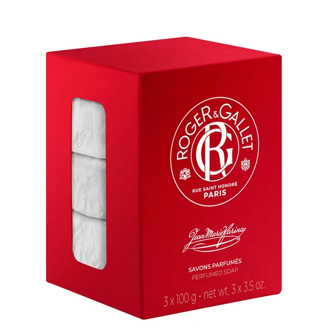 Roger & Gallet Jean-Marie Farina Wellbeing Soaps Coffret 3x100g