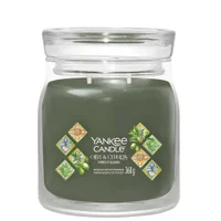 Yankee Candle Hello Italy! Signature Medium Jar Olive & Cypress - undefined undefined