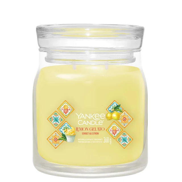 Yankee Candle Hello Italy! Signature Medium Jar Lemon Gelato
