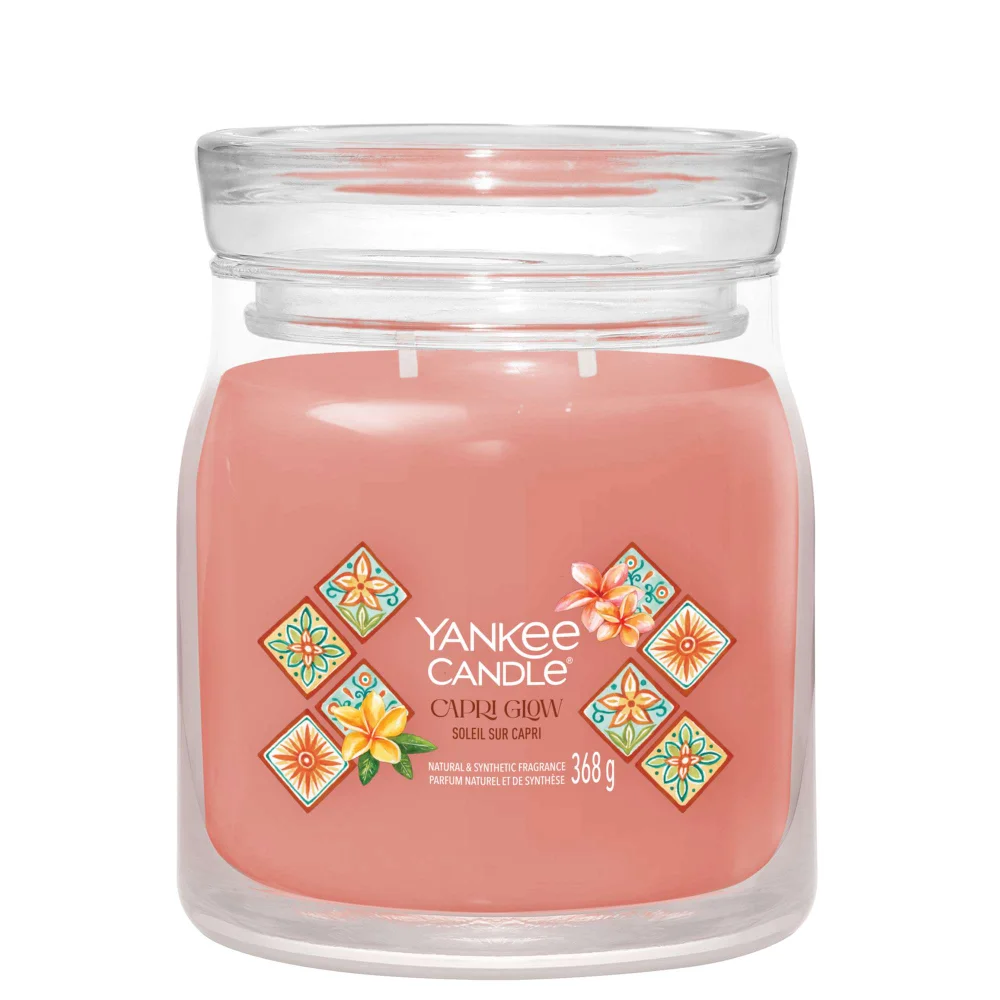 Yankee Candle Hello Italy! Signature Medium Jar Capri Glow Image 1