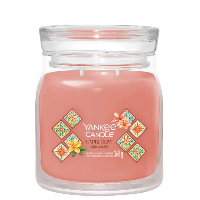 Yankee Candle Hello Italy! Signature Medium Jar Capri Glow
