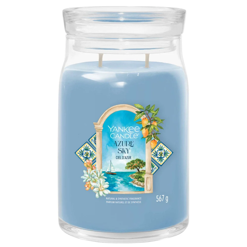 Yankee Candle Hello Italy! Signature Large Jar Azure Sky Image 1