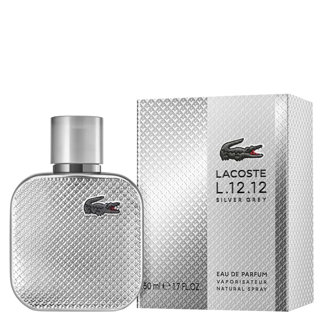 Lacoste L.12.12 Silver Grey Eau de Parfum Spray 50ml