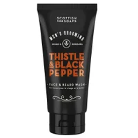 Scottish Fine Soaps Thistle & Black Pepper Face & Beard Wash 150ml - undefined undefined