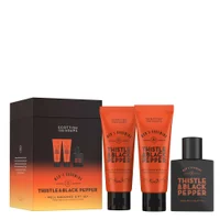 Scottish Fine Soaps Thistle & Black Pepper Well Groomed Gift Set (Worth £42.90)