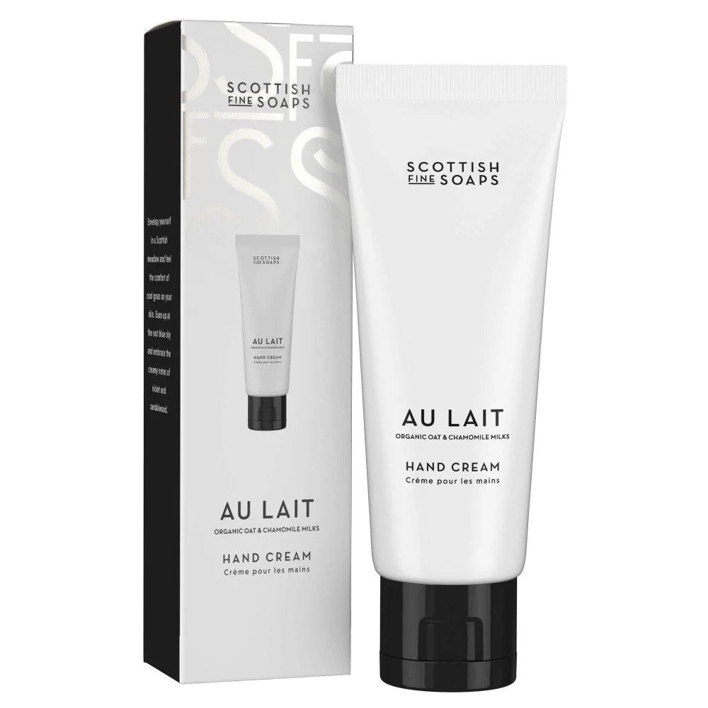 Scottish Fine Soaps Au Lait Hand Cream 75ml Image 1