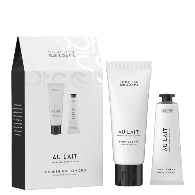 Scottish Fine Soaps Au Lait Nourishing Skin Duo
