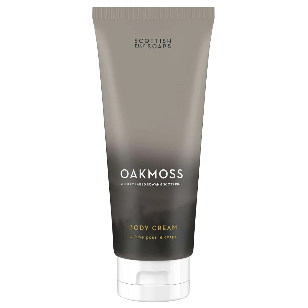 Scottish Fine Soaps Oakmoss Body Cream 200ml Image 1