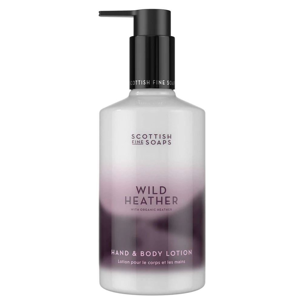 Scottish Fine Soaps Wild Heather Hand & Body Lotion 300ml Image 1