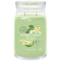 Yankee Candle Signature Jar Candle Large Jar Vanilla Lime 567g - undefined undefined