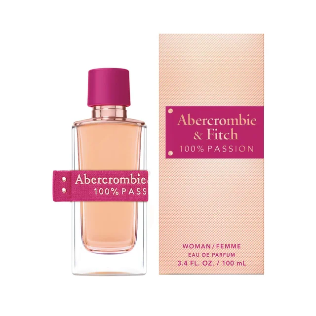 Abercrombie & Fitch 100% Passion Women Eau de Parfum Spray 100ml (Launch 02.06.2025)