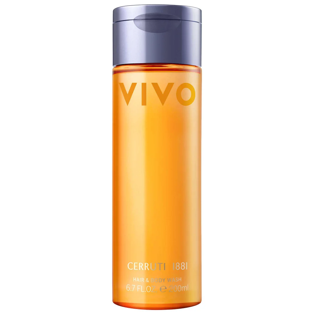 Cerruti Vivo Homme Hair & Body Wash 200ml Image 1