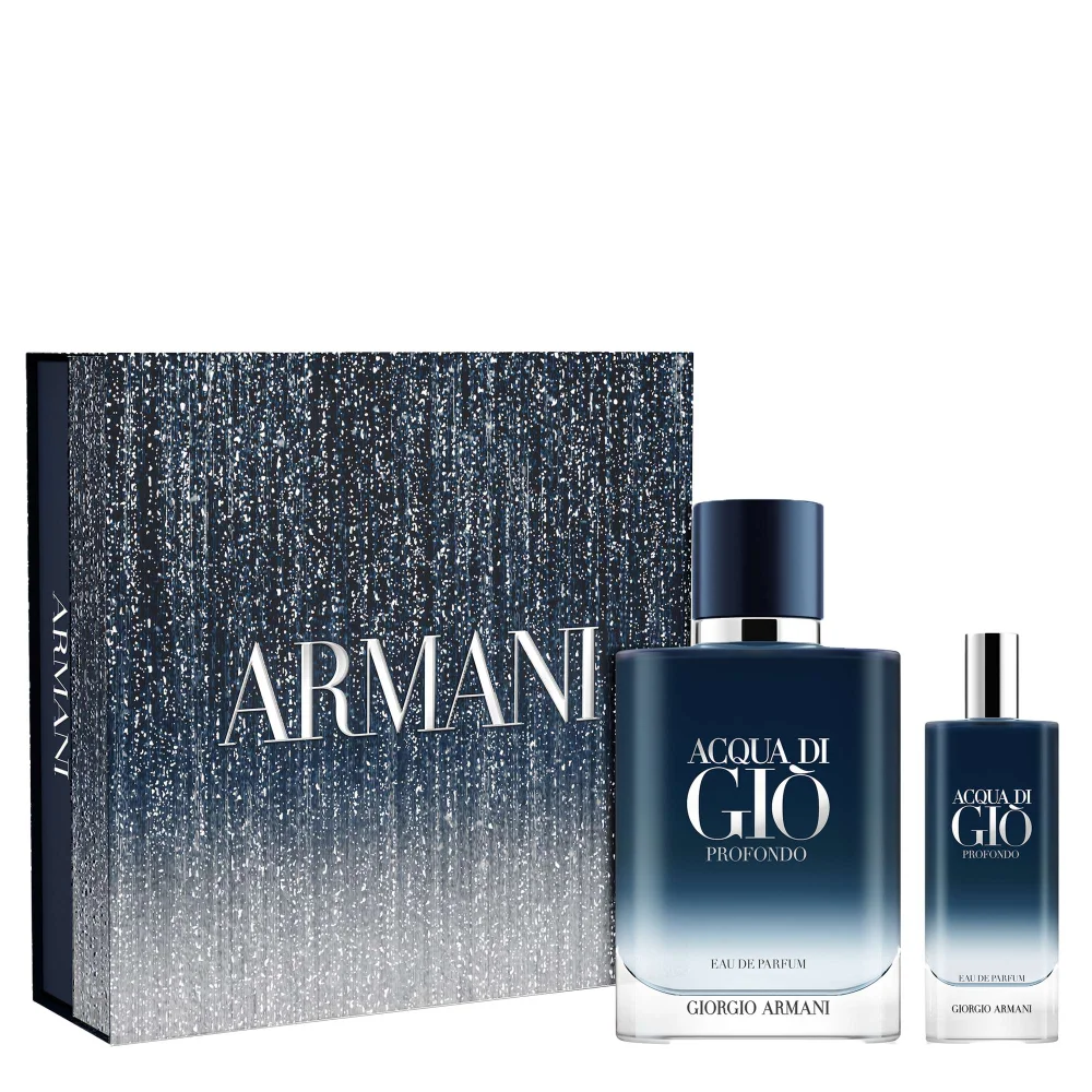 Armani Acqua Di Gio Profondo Eau de Parfum Spray 100ml Gift Set (Worth £122.00) Image 1