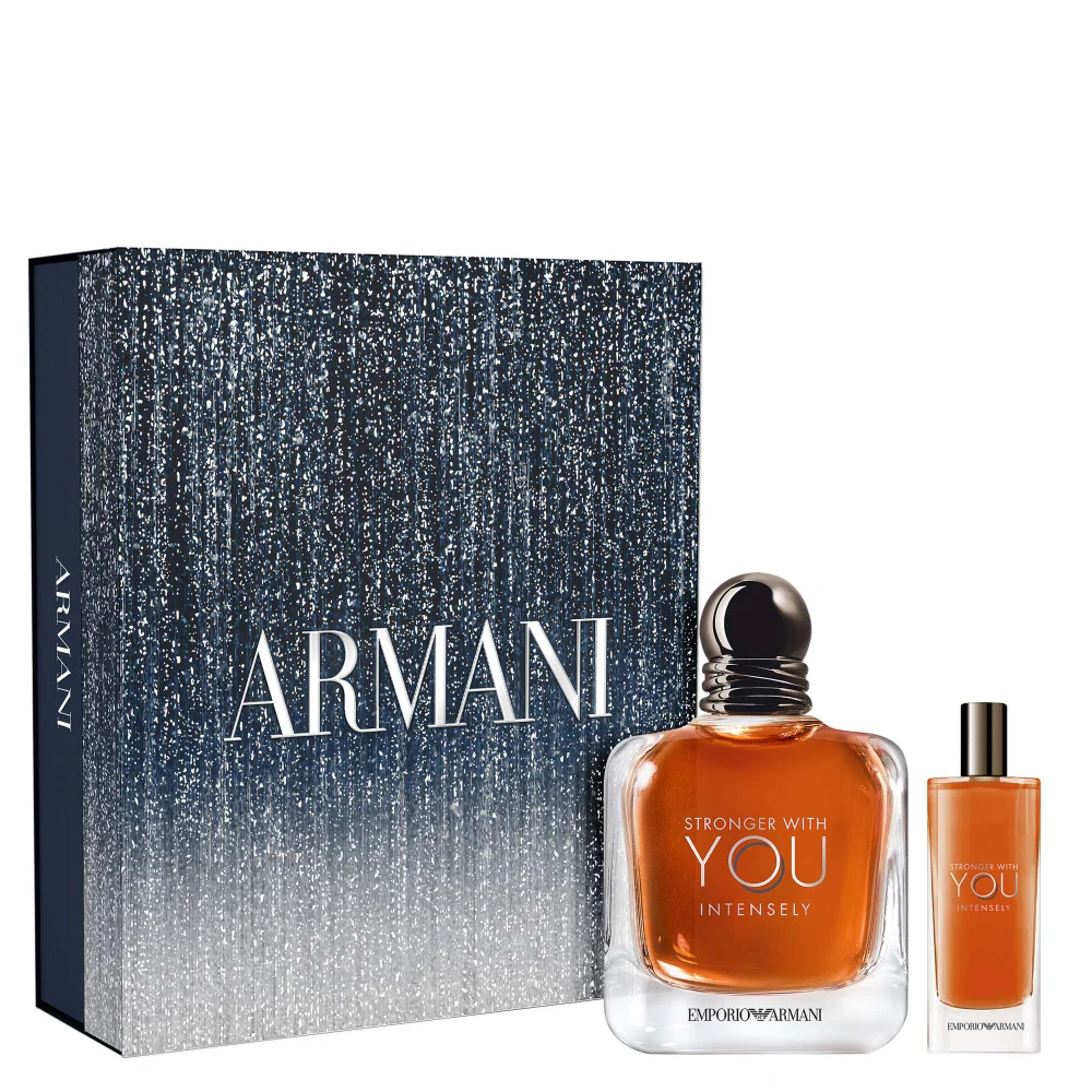 Armani Stronger With You Intensely Eau de Parfum Spray 100ml Gift Set (Worth £113.80) Image 1