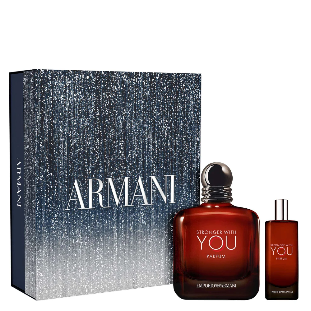 Armani Stronger With You Parfum Spray 100ml Gift Set (Worth £113.85) Image 1