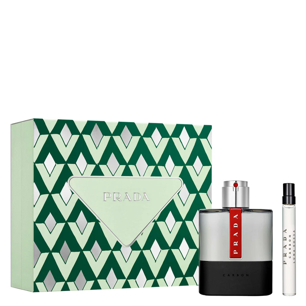 Prada Luna Rossa Carbon Eau de Toilette Spray 100ml Gift Set (Worth £105.00) Image 1