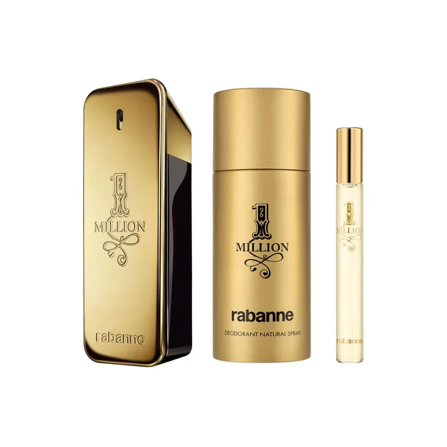 Rabanne 1 Million Eau de Toilette 100ml Gift Set (Worth £129.00)