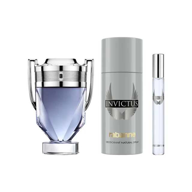 Rabanne Invictus Eau de Toilette 100ml Gift Set (Worth £135.40)