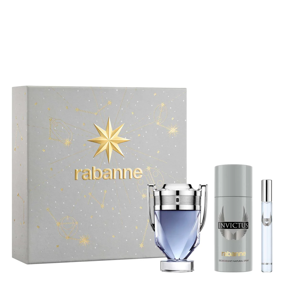 Rabanne Invictus Eau de Toilette 100ml Gift Set (Worth £135.40) Image 1